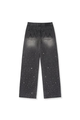 ss cubic pants (black)
