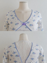 MINIT FLOWER RIBBON TOP