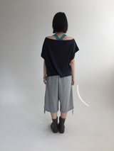フォグオフショルダーTシャツ (4color)