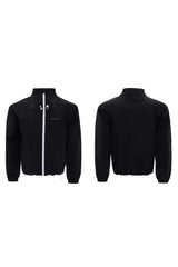 Deconstructed Stand Collar Windbreaker
