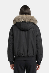 Berlin Fur Trimmed Padded Jumper