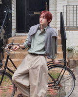 Kaiden Cashmere Round Knit Cardigan