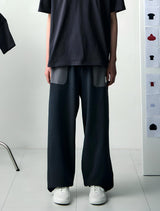 PATCH POCKET COTTON SWEAT PANTS GREY for men