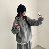 Telfo Basic Plain Fleece Hood
