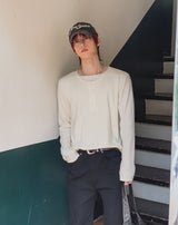 Ullen Wool Henley Neck Double Long Sleeve Tee