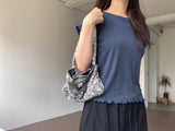 リボンニットミニバッグ (2color)