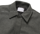 Harrington Overfit Wool Collar Jacket