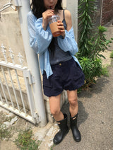 キリナ ルーズフィット バルーンスリーブ サマーブラウス