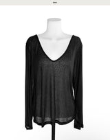 urbane 20% deep v loose fit top