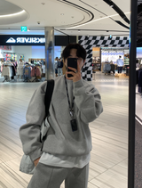 nade USA Double Middle Cotton Sweatshirt (High Quality)