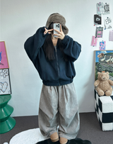 テディフリースルーズジップアップ🤍💙🤎3カラー