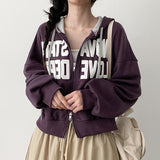 Nova Lettering Hoodie Zip-up (4 colors)