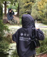 (zp) MMシンボルロゴ2WAYジップアップ (CHARCOAL)