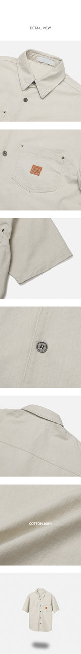 [S/S] Patch work shirts jacket(3color)