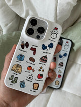 winter doodle case (hard)