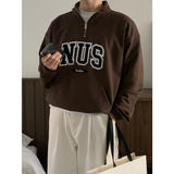 Huke x Nus. ハーフジップアップ