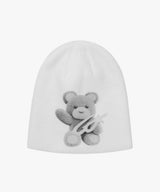 Teddy Symbol Beanie - White 