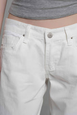 Sunday morning straight low jeans, Pure White