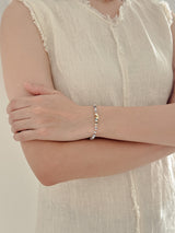 Seasalt Chocolate Beads Initials Bracelet