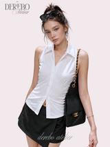 Steady Collar Halter Sleeveless Top