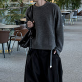 Early Handwarmer Crop Hacci Knit