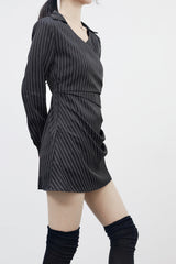 Ticor Stripe Collar One Piece
