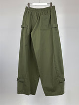 BALLOON SNAP WIDE PANTS (3C)