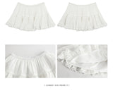 white cancan lovely skirt