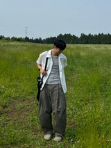 リボルバーナイロン半袖シャツ – M, L (3 Colors)