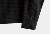 Look Authentic Embossed Check Seersucker Oversized Shirt