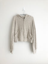 flower hood zip-up (3c)