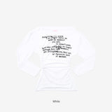 ストームレタリングシャーリングTシャツ