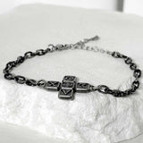 ss-リバーシブルシンボルクロスブレスレット_ブラック
