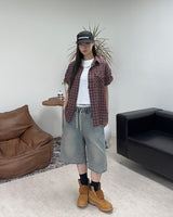 Cron two-pocket check shirt