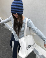 [ORIGINAL] Lazy Warmer Long-Sleeve U-Neck T-Shirt
