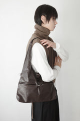 pocket hobo leather bag