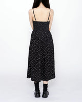 Small Floral Long Bustier Dress 3 Colors