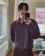 Serven Vintage Check Crop Shirt