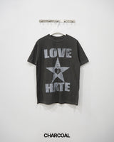 ラスプリント半袖Tシャツ