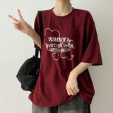アフタークラウドプリントショートスリーブTシャツ