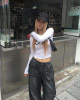 バレルデニムパンツ