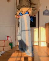 Moira Heavy Pile Denim Pants