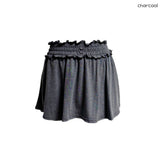(2color) Smocked Flare Culotte Skirt Pants
