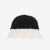 Poodle Bucket Hat (Black & Ivory)