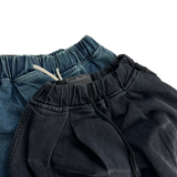marine washed denim balloon pt