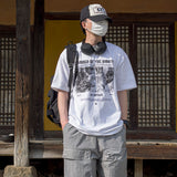 オーバーサイズフィットオリンピアプリントTシャツ
