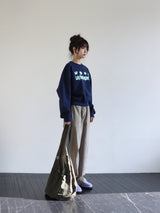 リバーシブルポケットバッグ (BEIGE & KHAKI)