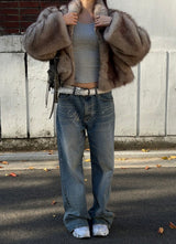 [F/W] クロップフォクシーファージャケット