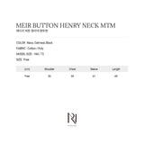 MEIR BUTTON HENRY NECK MTM