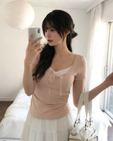 アリスレイヤードボタン半袖Tシャツ